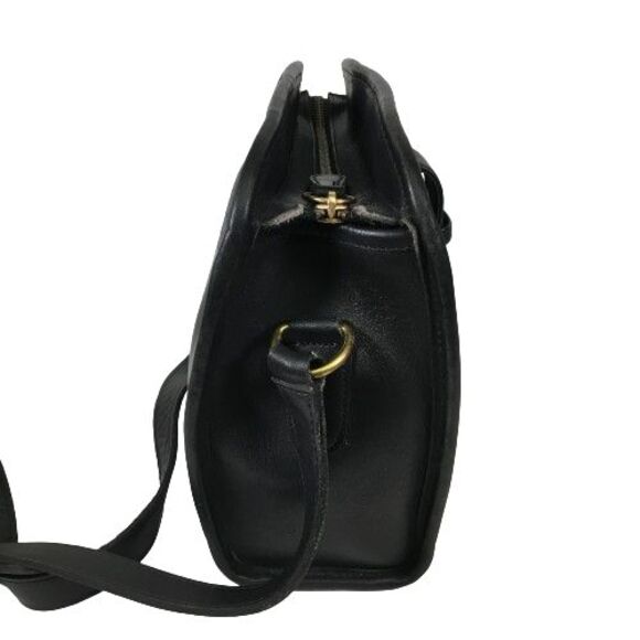 Vintage Coach Brighton Black Leather Crossbody Shoulder Bag Purse 9895 Made USA - Picture 11 of 16